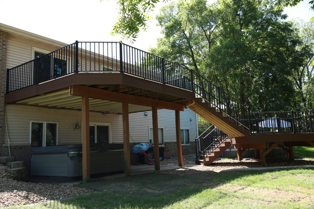 Elevated Outdoor Living: New Deck Build in SE Minnesota