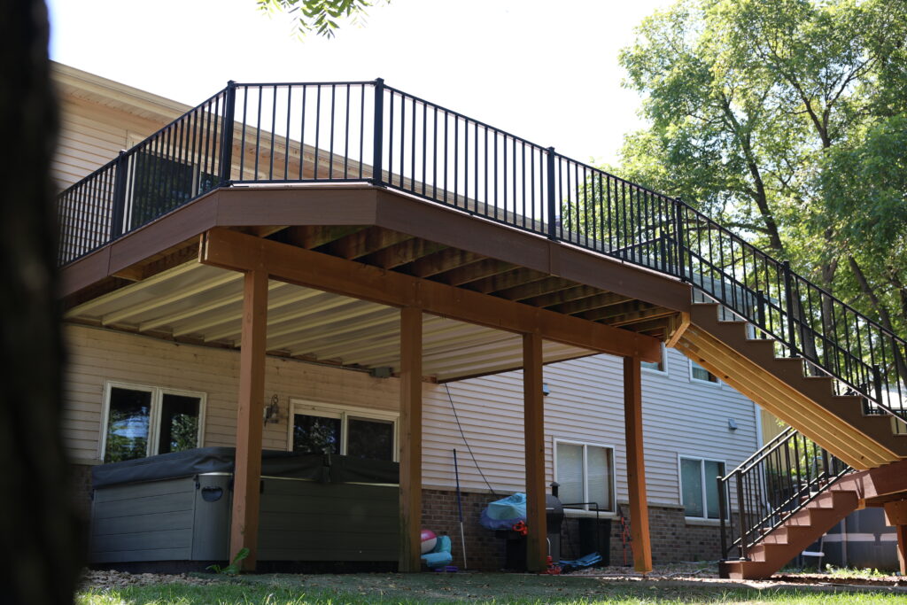 Elevated Outdoor Living: New Deck Build in SE Minnesota